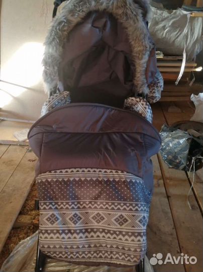 Детские санки коляска