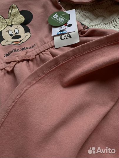 Платье для девочки с Минни