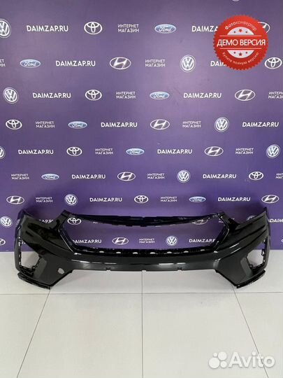 Бампер передний Hyundai Creta (2016-2022) черный
