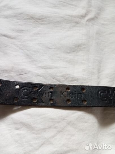 Ремень мужской кожаный Calvin Klein