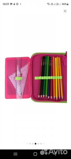 Пенал herlitz с наполнением