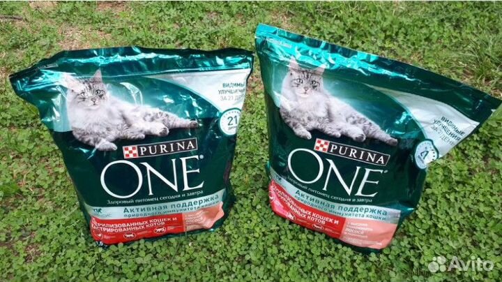 Сухой корм Purina One для стерилизованных, лосось