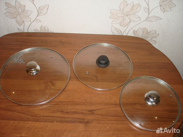 Крышки для сковород и кастрюль диаметр 30, 26 и 24