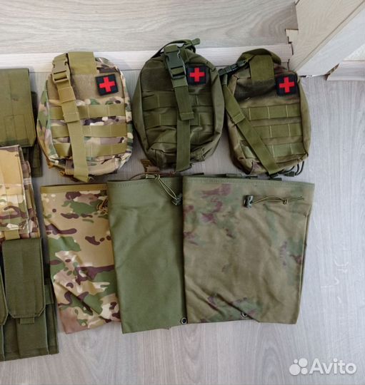 Подсумки под магазин, аптечки, сбросники