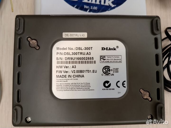 DSL-300T проводной модем для телефонной линии