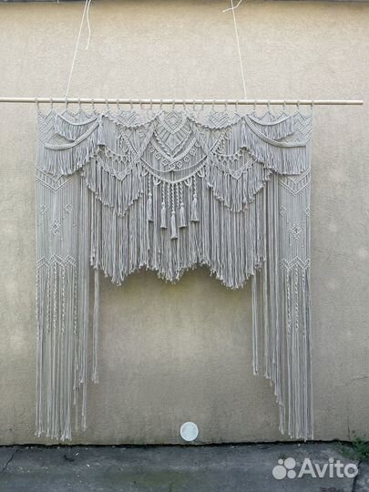 Свадебная арка, макраме штора