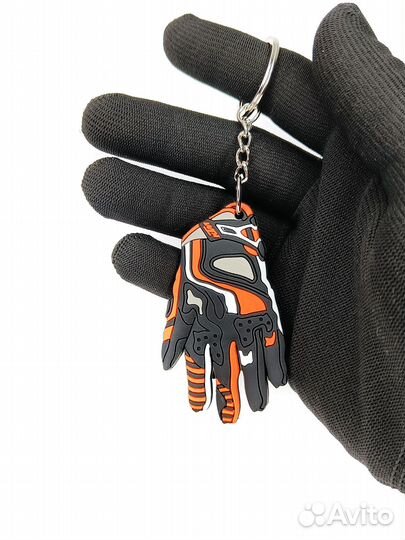 Брелок на ключи Перчатки KTM двусторонний
