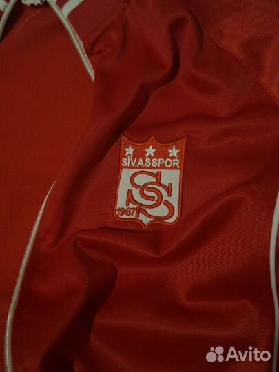 Олимпийка adidas красная