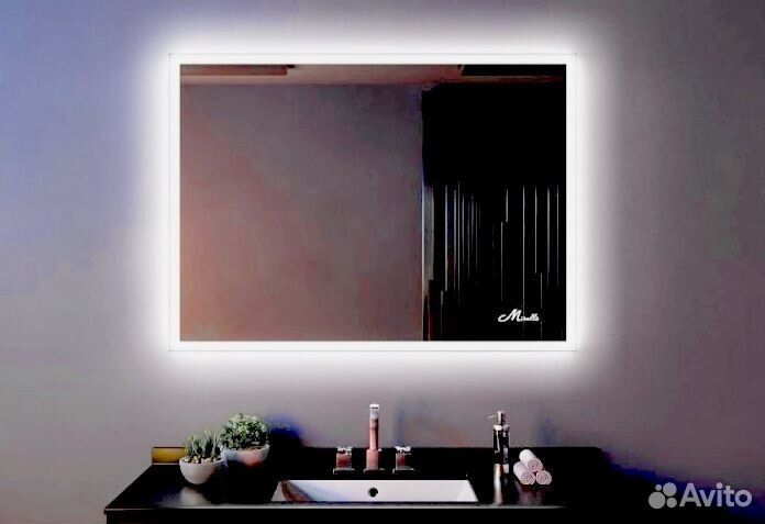 Круглое зеркало с подсветкой в ванную