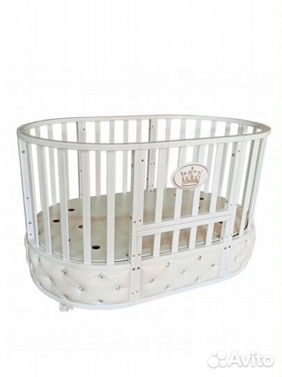 Детская кроватка трансформер с маятником