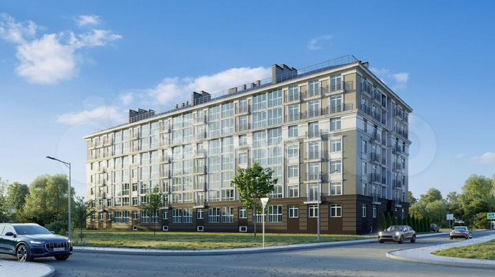 2-к. квартира, 68,2 м², 4/7 эт.