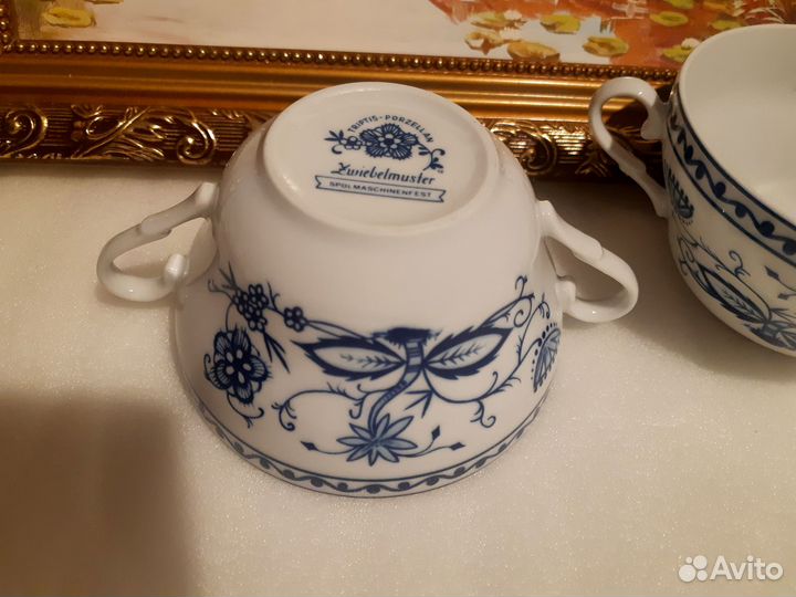 Бульонницы swiebelmuster, 6шт