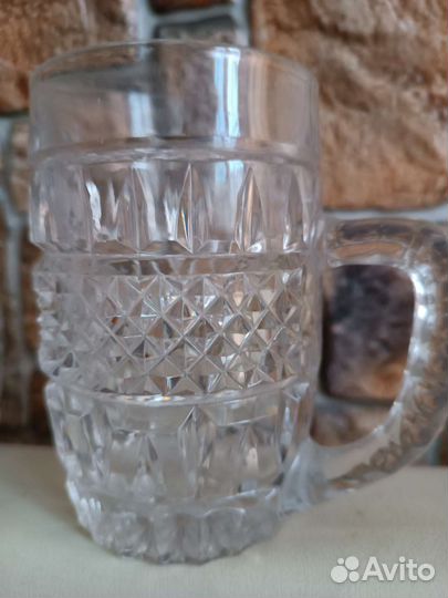 Кружки пивные СССР Crystal Bohemia