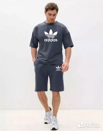 Летний костюм Adidas шорты+футболка