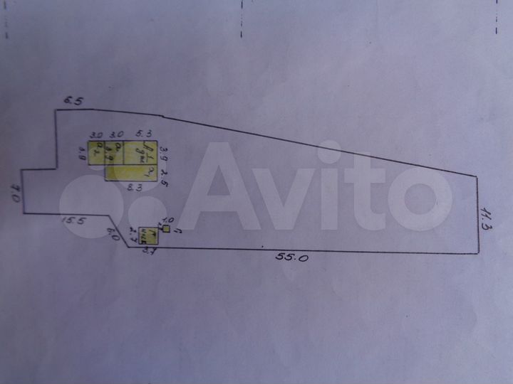Дом 64,8 м² на участке 11 сот.