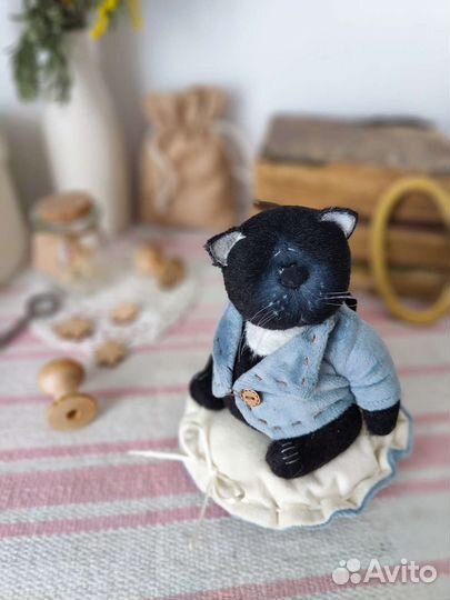 Кот Пузан игрушка ручной работы