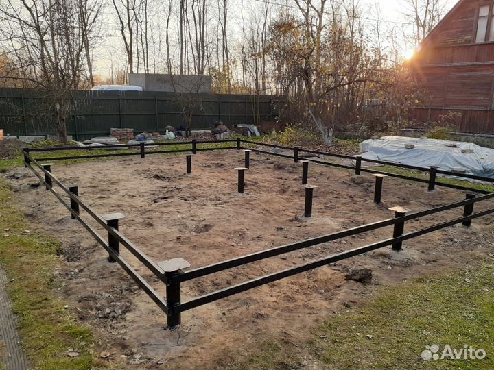 Винтовые сваи / Быстрый монтаж винтовых свай