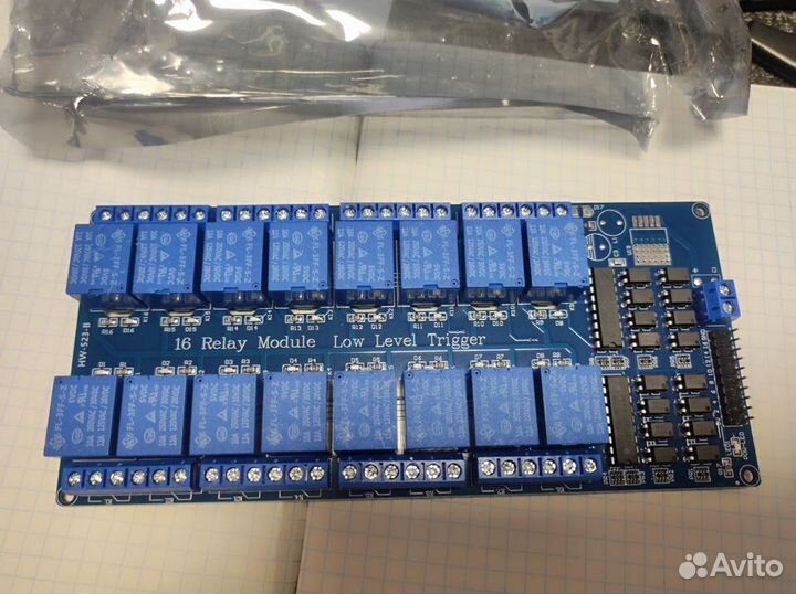 16-ти канальный релейный модуль