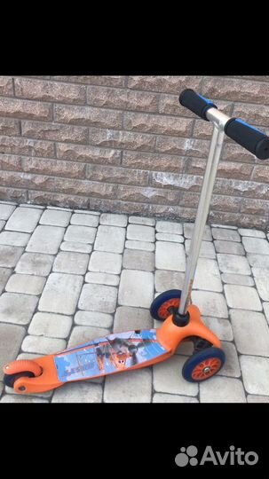 Самокат детский трехколесный бу