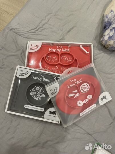 Тарелки силиконовые детские ezpz