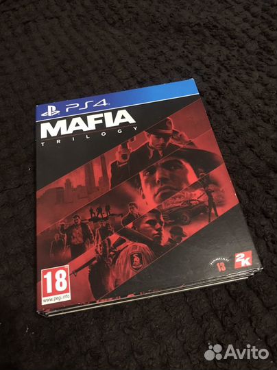 Mafia trilogy ps4 диск