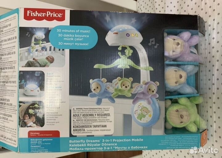 Мобиль на кроватку fisher price