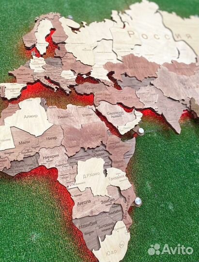 Карта мира и России с доставкой