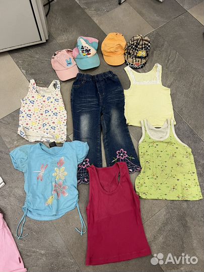 Детские вещи пакетом для девочек 3-5 лет