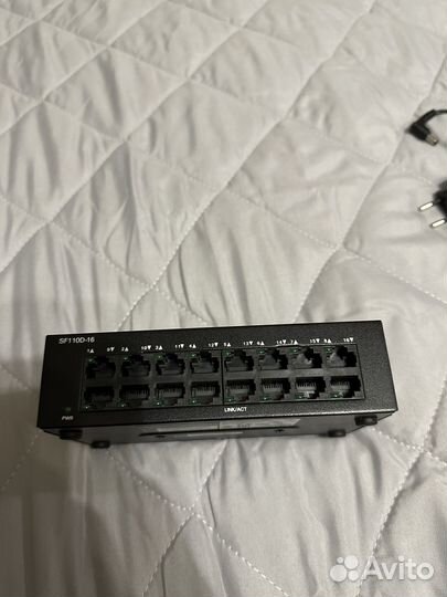 Коммутатор cisco sf110D-16
