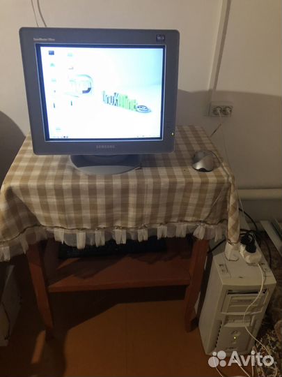 Пк с монитором и клавиатурой