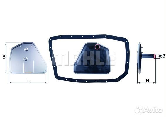Фильтр АКПП BMW E65/X3 (E83) /X5(E53) /X5(E70) /X6