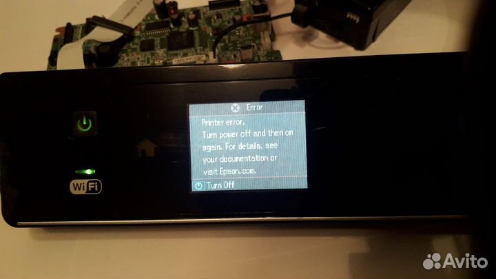 Блок с экраном и кнопками от epson XP-400