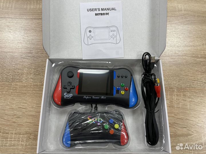 Портативная игровая приставка Sup X7M с джойстиком