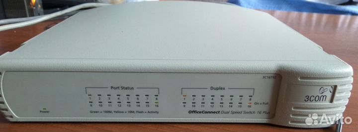 Коммутатор D-link DGS-1008D, 3Com 16 sw