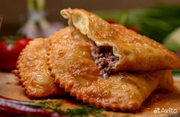 Чебурек Свинина +Говядина Доставка Продуктов