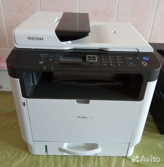 Мфу Ricoh SP330SN (пробег 16100)