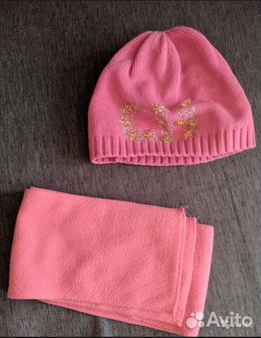 Комплект шапка+ шарф чоби