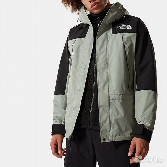 THE north face Windbreaker Jackets Men Dusty Green (M)(26)