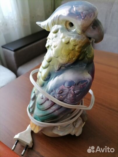 Ретро светильники попугай и парусник, гдр