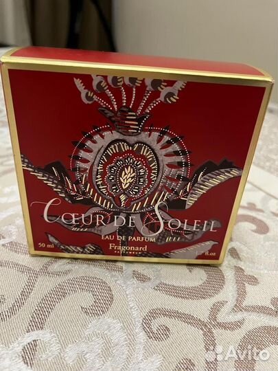 Духи fragonard coeur de soleil 50 ml