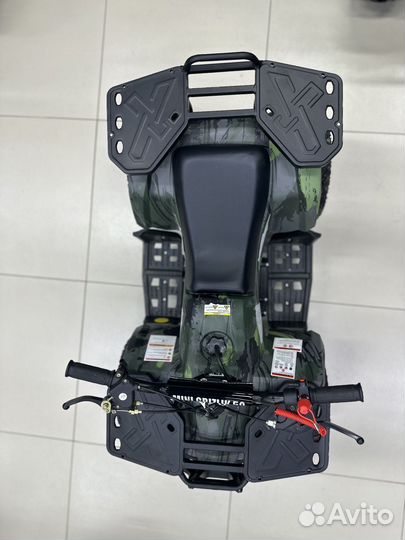 Детский квадроцикл Grizlik Х16 PS зеленый камуфляж