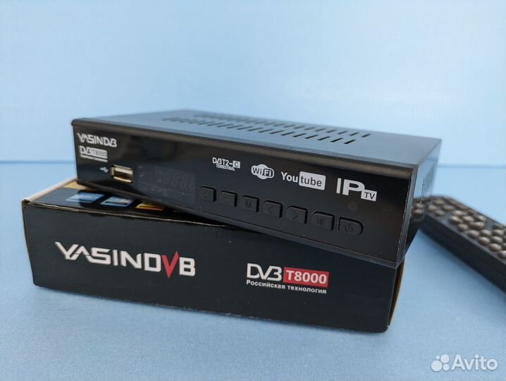 Тв приставка ресивер Yasin с ютуб
