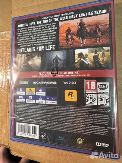 Игра Red Dead Redemption 2 для PS4
