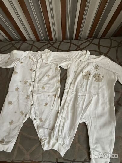 Одежда 0-6 мес на мальчика h&m, carters, next