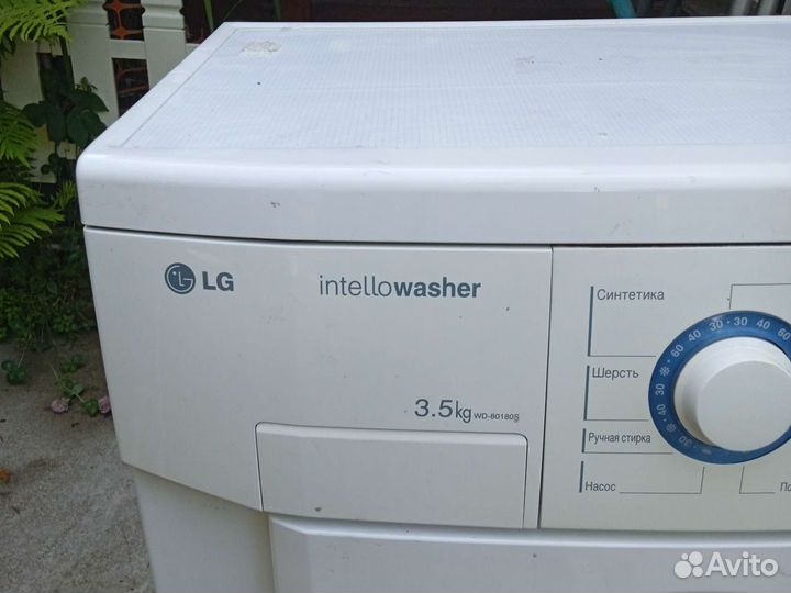 Стиральная машина lg intellowasher 3.5 kg