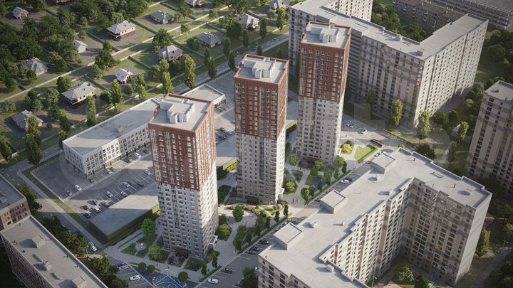 2-к. квартира, 46,6 м², 8/25 эт.