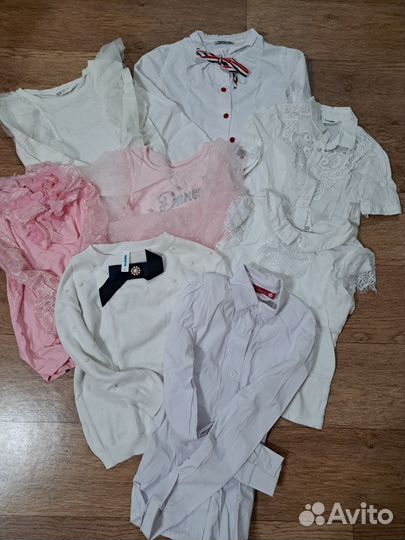 Школьные блузки для девочки 128