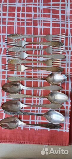 Ложки и вилки, мельхиор