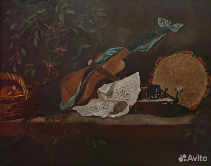 Натюрморт с музыкальными инструментами