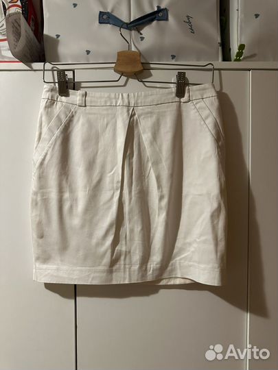 Юбка белая oodji 38 S